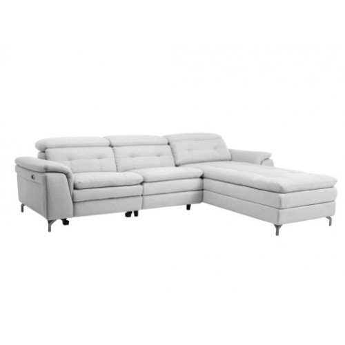 Угловой диван "Доменико" дымчато-серый (R)