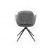 Стул поворотный R-150 пепельный + черный