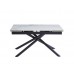 Керамический стол TML-819-1 вайт клауд + чорний