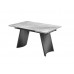 Керамический стол Олимпия ТМL-985 ребекка грей + чёрный