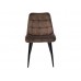 Стул N-46 коричневый велюр + черный Стул N-46 коричневый велюр + черный