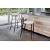 Полубарный стул B-160 натуральный + черный Полубарный стул B-160 натуральный + черный