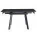 Керамический стол TM-80 чёрный оникс + чёрный