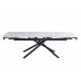 Керамический стол TML-819 вайт клауд + чорний Керамический стол TML-819 вайт клауд + чорний