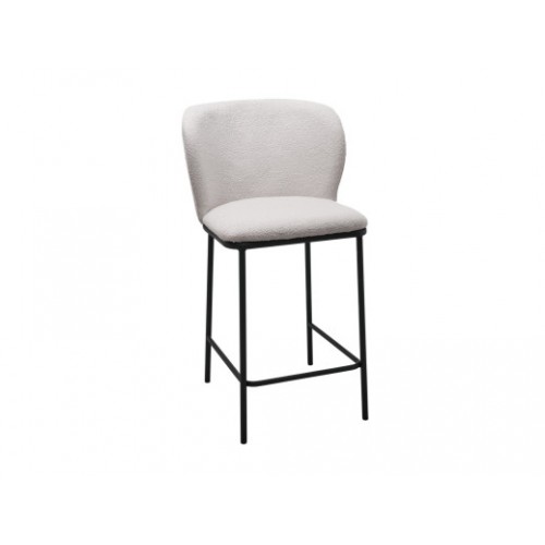 Полубарный стул B-300 айвори + черный
