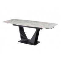 Керамический стол Феличе TML-1000-1 клауди грей + чёрный