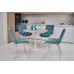 Стул M-45 голубой топаз + белый
