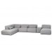 Модульная софа "Рим" серебристо-серый Модульная софа "Рим" серебристо-серый