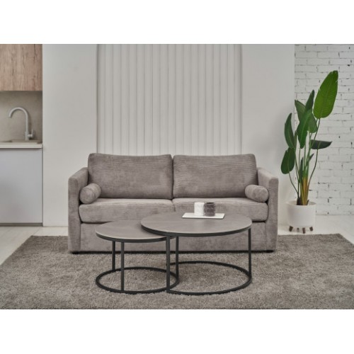 Комплект журнальных столов CT-35 Лоренза петра грей + чёрный