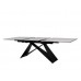 Керамический стол Бруно TML-880 белый мрамор + черный Керамический стол Бруно TML-880 белый мрамор + черный