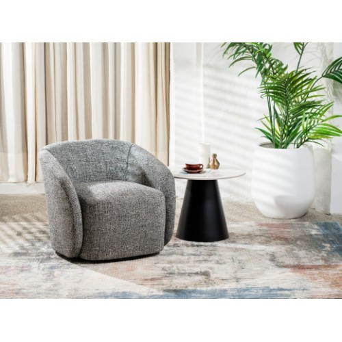 Поворотное кресло "Тино" серый