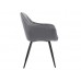 Стул M-62 серый велюр + черный