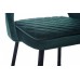 Полубарный стул B-125 изумрудный + черный Полубарный стул B-125 изумрудный + черный
