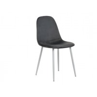 Стул M-10 серый велюр + белый