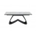 Керамический стол Орфео TML-998 сильвер вайт + чёрный