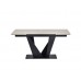 Керамический стол Алонцо TML-955 крема деликато + черный Керамический стол Алонцо TML-955 крема деликато + черный