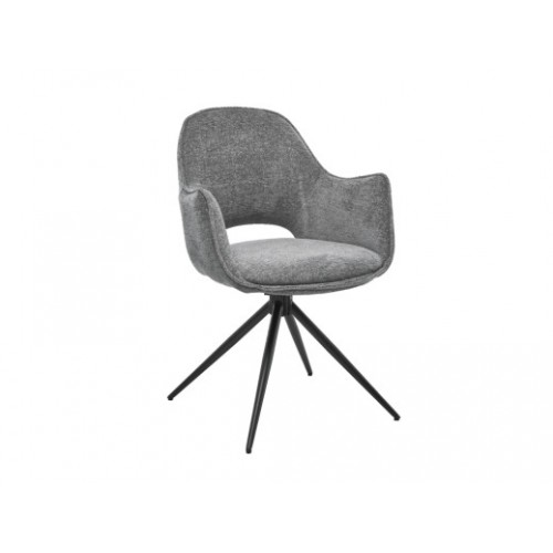 Стул поворотный R-150 пепельный + черный Стул поворотный R-150 пепельный + черный