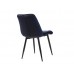 Стул N-46 чернильно-синий велюр + черный