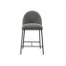 Полубарный стул B-150 серый + черный