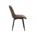 Стул N-46 коричневый велюр + черный Стул N-46 коричневый велюр + черный