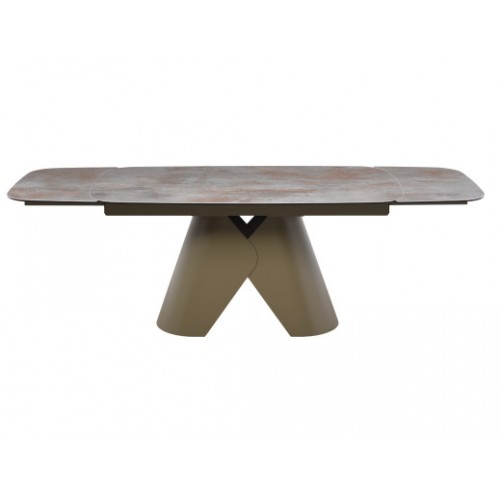 Керамический стол Парис TML-997 айрон бронз + коричневый