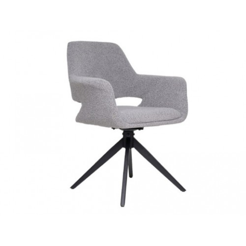 Стул поворотный R-75 серый + черный