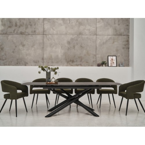 Керамический стол Дино TML-960 мистик браун + черный