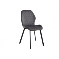 Стул N-54 темно-серый велюр + черный