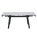 Керамический стол TM-88-1 вайт клауд + черный