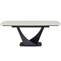 Керамический стол Элио ТМL-990 крема деликато + чёрный