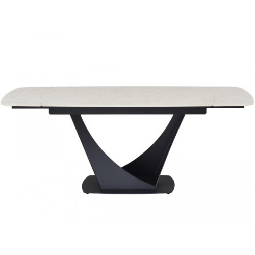Керамический стол Элио ТМL-990 крема деликато + чёрный