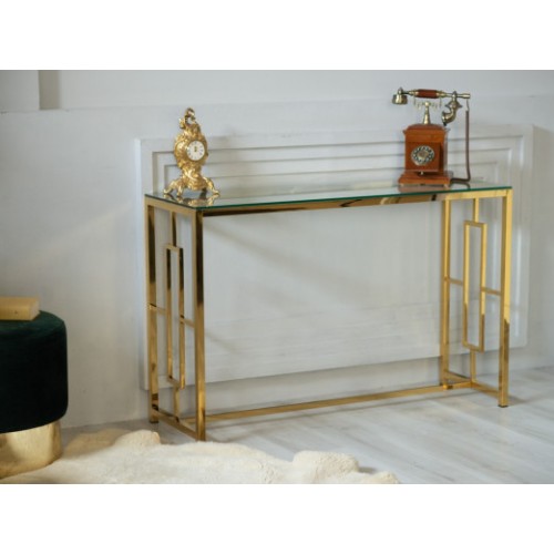 Консоль CL-3 прозрачный + золото