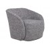Поворотное кресло "Тино" серый