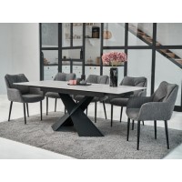 Керамический стол Урбано TML-896 калакатта кристал + черный