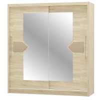 Шкаф-купе 2Д Аляска Дуб Самоа - Мебель Сервис Шкаф-купе 2Д Аляска Дуб Самоа - Мебель Сервис