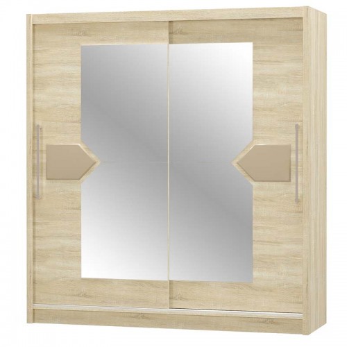 Шкаф-купе 2Д Аляска Дуб Самоа - Мебель Сервис