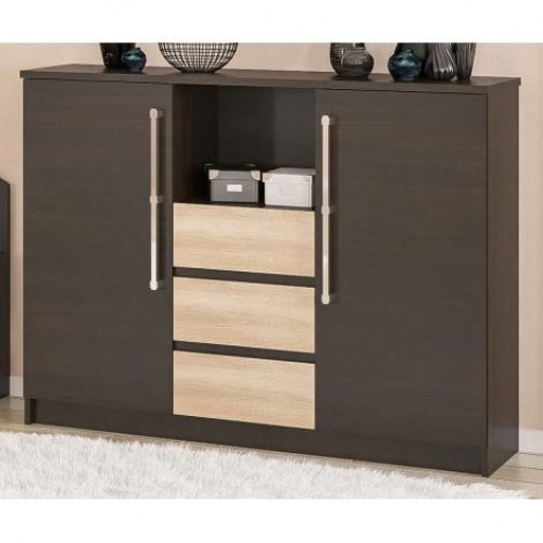 Комод 2Д+3Ш Аляска Венге Темный - Мебель Сервис