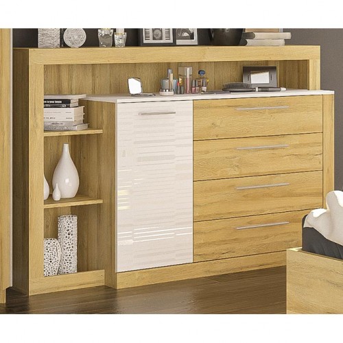 Комод Фиеста Дуб Золотой - Мебель Сервис