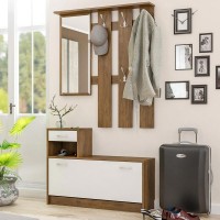 Прихожая Орион без подушки Орех - Мебель Сервис