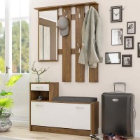 Прихожая Орион с подушкой Орех - Мебель Сервис