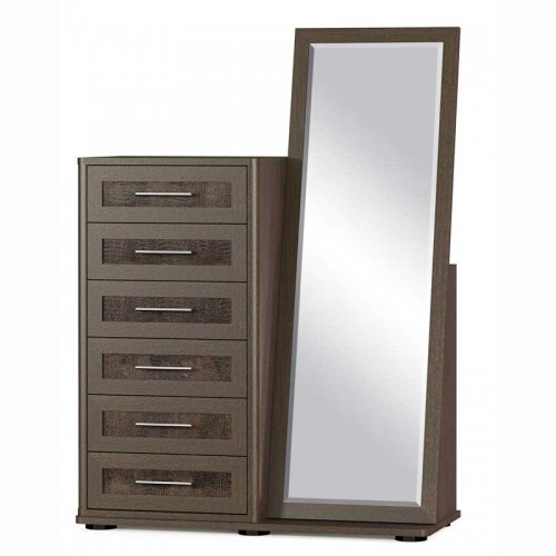 Комод 6Ш зеркало Токио Венге - Мебель Сервис