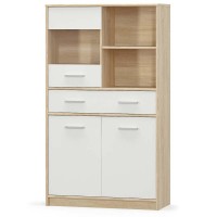 Витрина 2Д1В1Ш Типс Белый - Мебель Сервис Витрина 2Д1В1Ш Типс Белый - Мебель Сервис