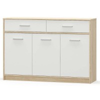 Комод 3Д2Ш Типс Белый - Мебель Сервис