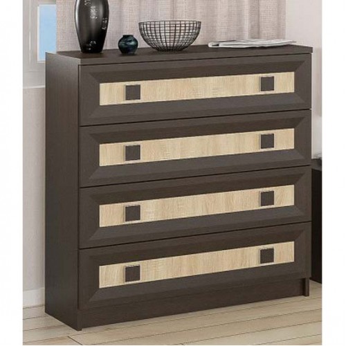 Комод 4Ш Даллас Дуб Самоа - Мебель Сервис